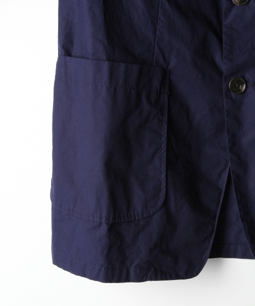 HARE(ハレ)の「タイプライターシャツジャケット(HARE)(テーラードジャケット・メンズ・オフホワイト/ブルー/ネイビー/ベージュ・MEDIUM/SMALL/LARGE)」の22枚目の写真