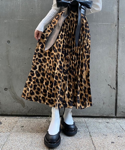 Narcissus（ナルシス）の「【Narcissus】ガラスカート（スカート・レディース・レオパード/その他・FREE）」の2枚目の写真