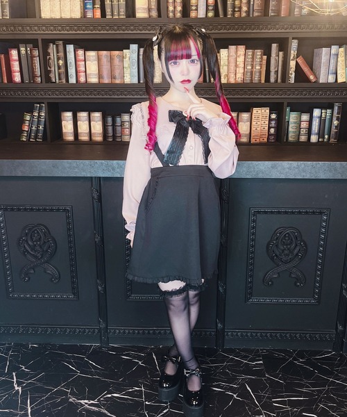 MA*RS（アメーバーマーズ）の「紐バックルスカート（スカート・レディース・ブラック/ピンク・FREE）」の14枚目の写真