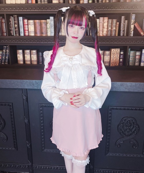 MA*RS（アメーバーマーズ）の「紐バックルスカート（スカート・レディース・ブラック/ピンク・FREE）」の11枚目の写真