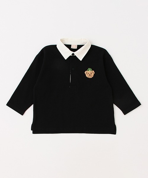 petit main(プティマイン)の「ラガー長袖Tシャツ(Tシャツ/カットソー・キッズ・レッド/ブラック・90cm/130cm/110cm/120cm/80cm/100cm)」の17枚目の写真