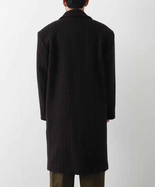 LEMAIRE（ルメール）の「【LEMAIRE / ルメール】CHESTERFIELD COAT DB CHK（チェスターコート・メンズ・ブラウン・MEDIUM/LARGE）」の5枚目の写真