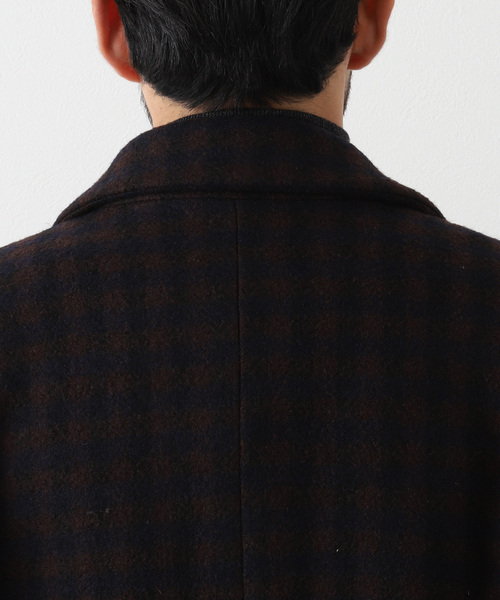 LEMAIRE（ルメール）の「【LEMAIRE / ルメール】CHESTERFIELD COAT DB CHK（チェスターコート・メンズ・ブラウン・MEDIUM/LARGE）」の7枚目の写真