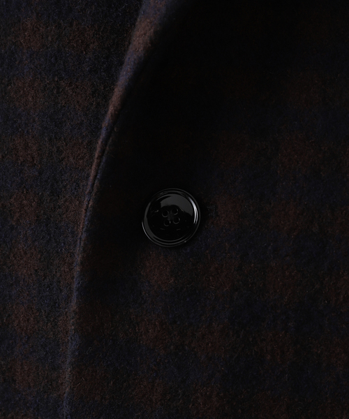 LEMAIRE（ルメール）の「【LEMAIRE / ルメール】CHESTERFIELD COAT DB CHK（チェスターコート・メンズ・ブラウン・MEDIUM/LARGE）」の11枚目の写真