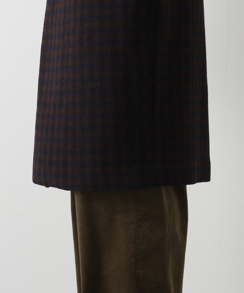 LEMAIRE（ルメール）の「【LEMAIRE / ルメール】CHESTERFIELD COAT DB CHK（チェスターコート・メンズ・ブラウン・MEDIUM/LARGE）」の13枚目の写真