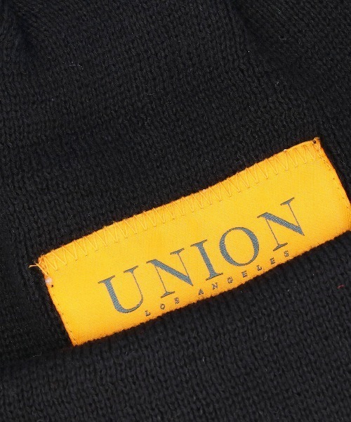 UNION（UNION TOKYO）（ユニオン）の「UNION OG ROLL KNIT CAP ユニオン ニット帽 ビーニー（ニットキャップ/ビーニー・メンズ・ネイビー/ホワイト/オレンジ/ブラック・FREE）」の6枚目の写真