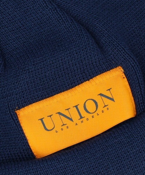 UNION（UNION TOKYO）（ユニオン）の「UNION OG ROLL KNIT CAP ユニオン ニット帽 ビーニー（ニットキャップ/ビーニー・メンズ・ネイビー/ホワイト/オレンジ/ブラック・FREE）」の7枚目の写真