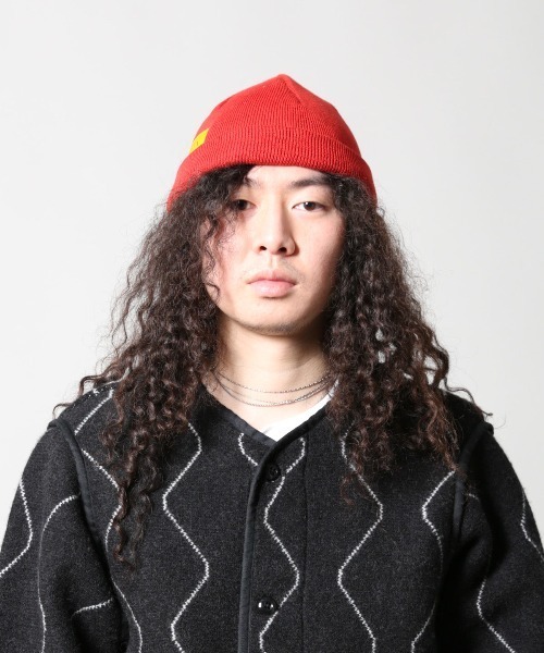 UNION（UNION TOKYO）（ユニオン）の「UNION OG ROLL KNIT CAP ユニオン ニット帽 ビーニー（ニットキャップ/ビーニー・メンズ・ネイビー/ホワイト/オレンジ/ブラック・FREE）」の20枚目の写真