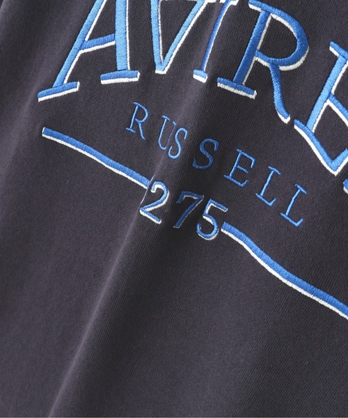 Russell Athletic(ラッセルアスレティック)の「【RUSSELL ATHLETIC × AVIREX】SWEAT ONEPIECE/ スウェットワンピース(ワンピース・レディース・ダークグリーン系/ブラック・F)」の7枚目の写真