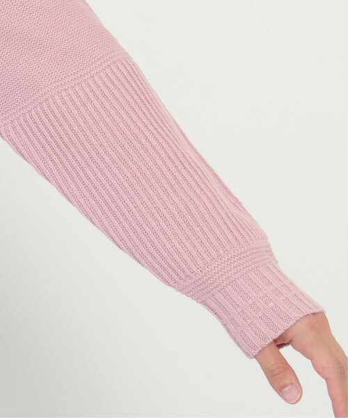 ikka（イッカ）の「【洗濯機で洗える】ミックスジャガードニット（ニット/セーター・メンズ・ネイビー/オフホワイト/ピンク/ブルー/グリーン・S/M/L/XL）」の22枚目の写真