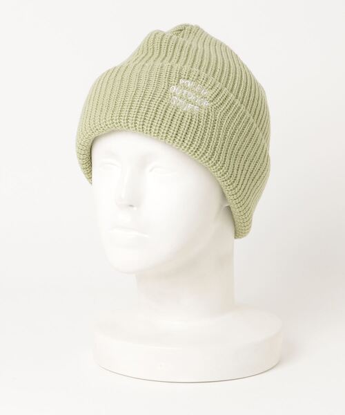 POLeR（ポーラー）の「POLeR/ポーラー　FANCYMAN BEANIE　ニットキャップ（ニットキャップ/ビーニー・メンズ・ブルー/その他/その他10/イエロー・F）」の4枚目の写真