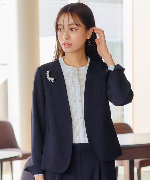 パラスパレスノーカラージャケット 2025年最新】PAL'LAS PALACE レディース ノーカラージャケットの