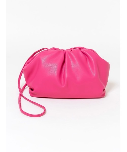 Soir,5 COCOTTE PARIS(ソワールイブニングココットパリ)の「ギャザークラスプバッグ(ハンドバッグ・レディース・グリーン/ピンク/ピンクベージュ・FREE)」の1枚目の写真