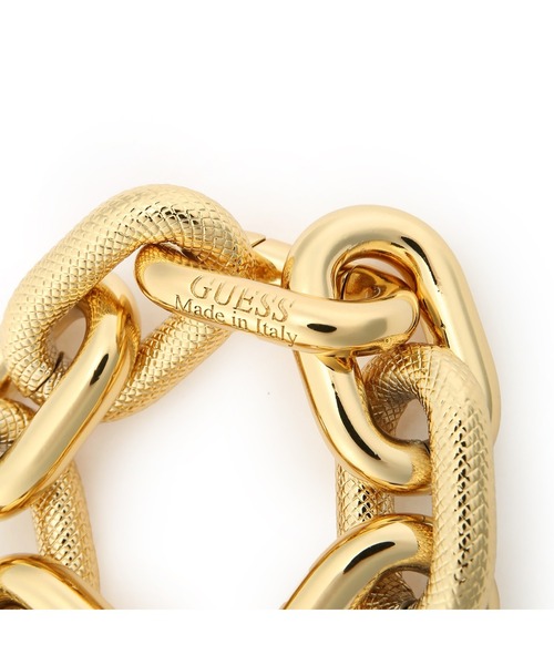 Guess(ゲス)の「THE CHAIN Plain & Textured Chain Bracelet(ブレスレット・レディース・ゴールド・SMALL)」の3枚目の写真
