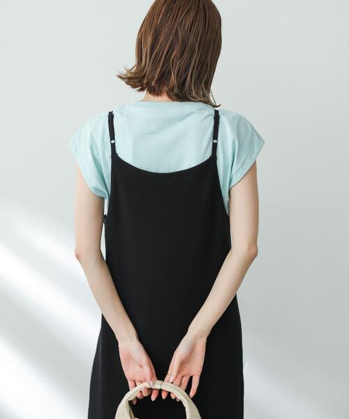 SENSE OF PLACE by URBAN RESEARCH（センスオブプレイスバイアーバンリサーチ）の「ニットキャミワンピース（ワンピース・レディース・ブラック/グリーン/ライトグレー/ピンク・ONE）」の17枚目の写真