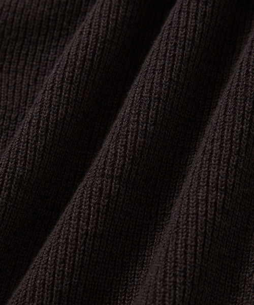 ADAM ET ROPE'（アダムエロペ）の「フロントオープン クルーネックベスト/サスティナブル（ベスト・メンズ・ブラック系その他/スミクロ・M/L）」の5枚目の写真