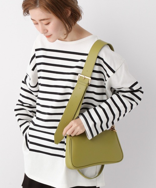 A part by(アパートバイ)の「【2WAY】フトベルトショルダーバッグ(ショルダーバッグ・レディース・ブラック/ライトグリーン/アイボリー/シルバー・FREE)」の7枚目の写真