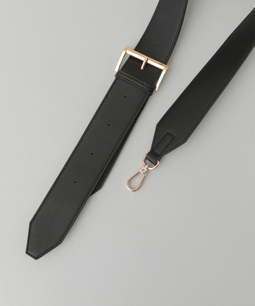 A part by(アパートバイ)の「【2WAY】フトベルトショルダーバッグ(ショルダーバッグ・レディース・ブラック/ライトグリーン/アイボリー/シルバー・FREE)」の18枚目の写真