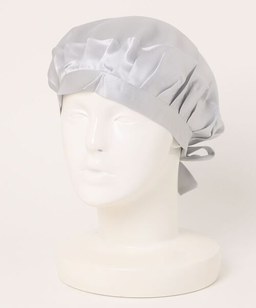 Esime（エシミー）の「シルクナイトキャップ（その他ルームウェア・レディース・ベージュ/ネイビー/ブラウン/グレー/ダークグレー/ラベンダー/ベージュ系その他/パープル系その他/ブラック/サーモンピンク/シャンパン/シルバー/ライトピンク・FREE）」の12枚目の写真