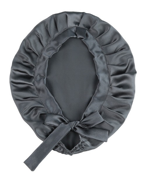 Esime（エシミー）の「シルクナイトキャップ（その他ルームウェア・レディース・ベージュ/ネイビー/ブラウン/グレー/ダークグレー/ラベンダー/ベージュ系その他/パープル系その他/ブラック/サーモンピンク/シャンパン/シルバー/ライトピンク・FREE）」の17枚目の写真