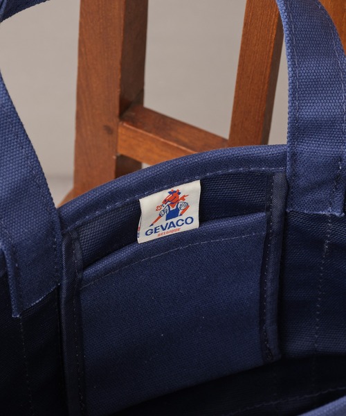 GEVACO(ゲバコ)の「【GEVACO/ゲバコ】キャンバストートバッグ sサイズ(トートバッグ・レディース・ブラック/アイボリー/ピンク/グリーン/サンドベージュ/ブルー系その他・ONE SIZE)」の10枚目の写真