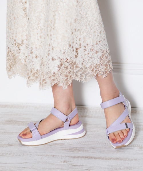 HIMIKO（ヒミコ）の「【HIMIKO】厚底スポーツサンダル/631223