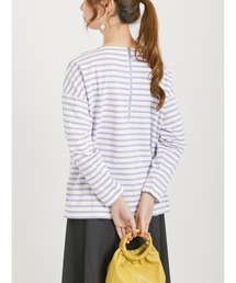 Te chichi | バックファスナーボーダーカットソー(Tシャツ/カットソー)