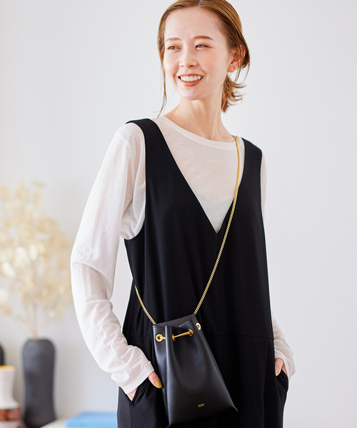 JOURNAL STANDARD(ジャーナルスタンダード)の「クルーネックシアーロングTシャツ(Tシャツ/カットソー・レディース・アイボリー/ホワイト×ホワイト/ホワイト/ピンク・FREE)」の8枚目の写真