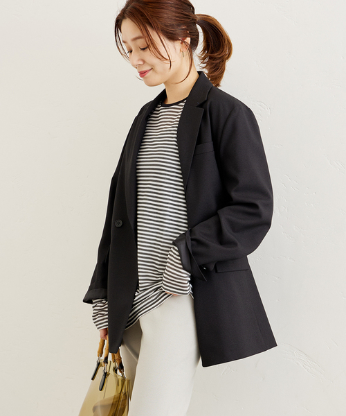JOURNAL STANDARD(ジャーナルスタンダード)の「クルーネックシアーロングTシャツ(Tシャツ/カットソー・レディース・アイボリー/ホワイト×ホワイト/ホワイト/ピンク・FREE)」の14枚目の写真