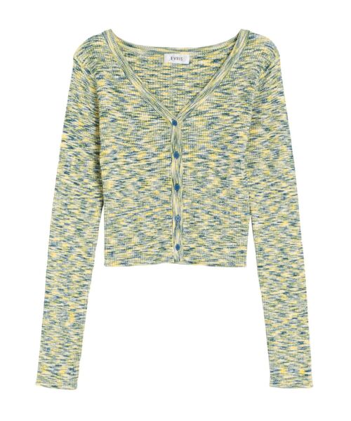 EVRIS（エヴリス）の「スペースダイニットトップス（ニット/セーター・レディース・ブラック/イエロー/オレンジ・FREE）」の3枚目の写真