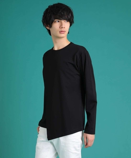 MK MICHEL KLEIN HOMME (エムケーミッシェルクランオム)の「レイヤードカットソー(Tシャツ/カットソー・メンズ・ホワイト/ゴールド/ブラック・51/46/48)」の2枚目の写真
