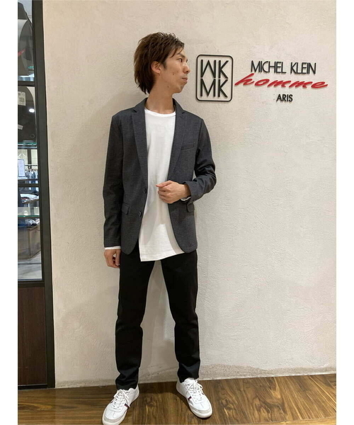 MK MICHEL KLEIN HOMME (エムケーミッシェルクランオム)の「レイヤードカットソー(Tシャツ/カットソー・メンズ・ホワイト/ゴールド/ブラック・51/46/48)」の6枚目の写真