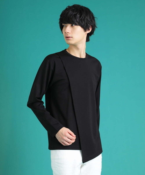 MK MICHEL KLEIN HOMME (エムケーミッシェルクランオム)の「レイヤードカットソー(Tシャツ/カットソー・メンズ・ホワイト/ゴールド/ブラック・51/46/48)」の11枚目の写真