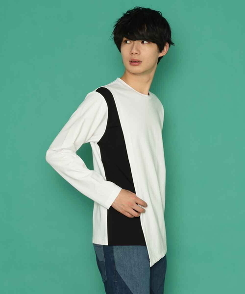 MK MICHEL KLEIN HOMME (エムケーミッシェルクランオム)の「レイヤードカットソー(Tシャツ/カットソー・メンズ・ホワイト/ゴールド/ブラック・51/46/48)」の7枚目の写真
