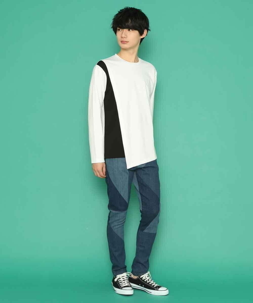 MK MICHEL KLEIN HOMME (エムケーミッシェルクランオム)の「レイヤードカットソー(Tシャツ/カットソー・メンズ・ホワイト/ゴールド/ブラック・51/46/48)」の17枚目の写真