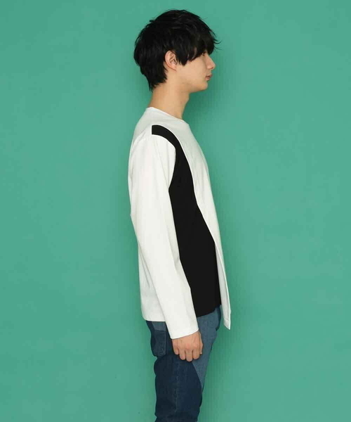 MK MICHEL KLEIN HOMME (エムケーミッシェルクランオム)の「レイヤードカットソー(Tシャツ/カットソー・メンズ・ホワイト/ゴールド/ブラック・51/46/48)」の19枚目の写真