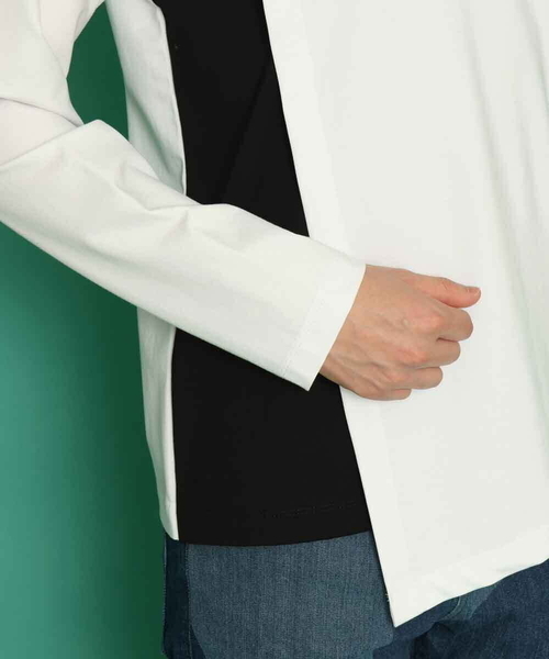 MK MICHEL KLEIN HOMME (エムケーミッシェルクランオム)の「レイヤードカットソー(Tシャツ/カットソー・メンズ・ホワイト/ゴールド/ブラック・51/46/48)」の10枚目の写真