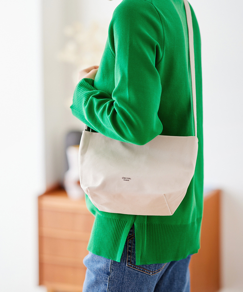 ORCIVAL（オーシバル）の「《追加3》【ORCIVAL / オーシバル】LCV SHOULDER POUCH MEDIUM：ショルダーバッグ（ショルダーバッグ・レディース・グリーン/ブラック/ベージュ・FREE）」の14枚目の写真