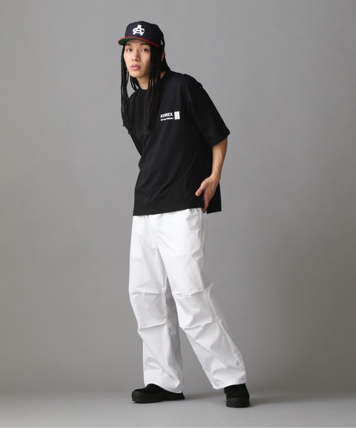 AVIREX（アヴィレックス）の「【直営店限定】AVIREX × A4A SPLASH PAINT SHORT SLEEVE T-SHIRT / スプラッシュペイント ショートスリーブ Tシャツ / AVIREX / アヴィレックス（Tシャツ/カットソー・メンズ・ホワイト/ブラック・M/L）」の5枚目の写真