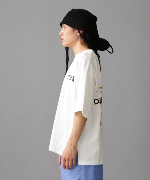 AVIREX（アヴィレックス）の「【直営店限定】AVIREX × A4A SPLASH PAINT SHORT SLEEVE T-SHIRT / スプラッシュペイント ショートスリーブ Tシャツ / AVIREX / アヴィレックス（Tシャツ/カットソー・メンズ・ホワイト/ブラック・M/L）」の9枚目の写真