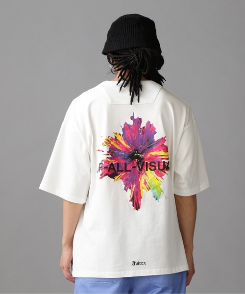AVIREX（アヴィレックス）の「【直営店限定】AVIREX × A4A SPLASH PAINT SHORT SLEEVE T-SHIRT / スプラッシュペイント ショートスリーブ Tシャツ / AVIREX / アヴィレックス（Tシャツ/カットソー・メンズ・ホワイト/ブラック・M/L）」の10枚目の写真