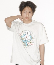ISTKUNST | A'GEM/9 × .kom『ISTKUNST/イストクンスト』BREAKING WALL TEE/ブレークウォール 半袖Tシャツ(Tシャツ/カットソー)