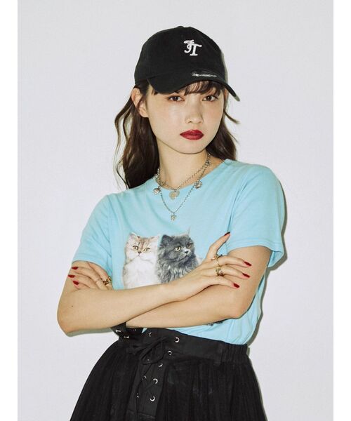 キャットフィット Tシャツ（Tシャツ/カットソー）｜jouetie