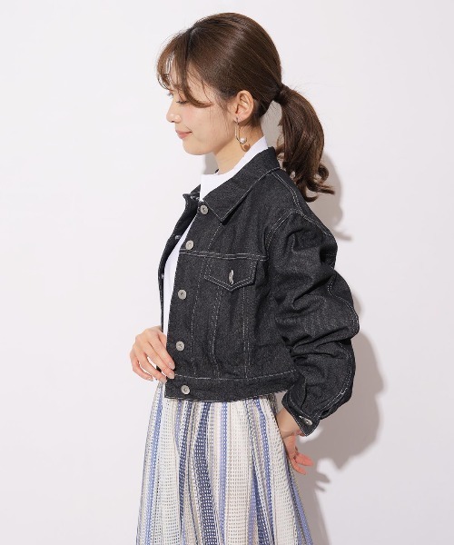 AND COUTURE（アンドクチュール）の「バックレースアップデニム