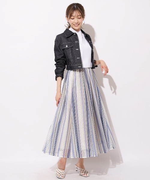 AND COUTURE（アンドクチュール）の「バックレースアップデニム