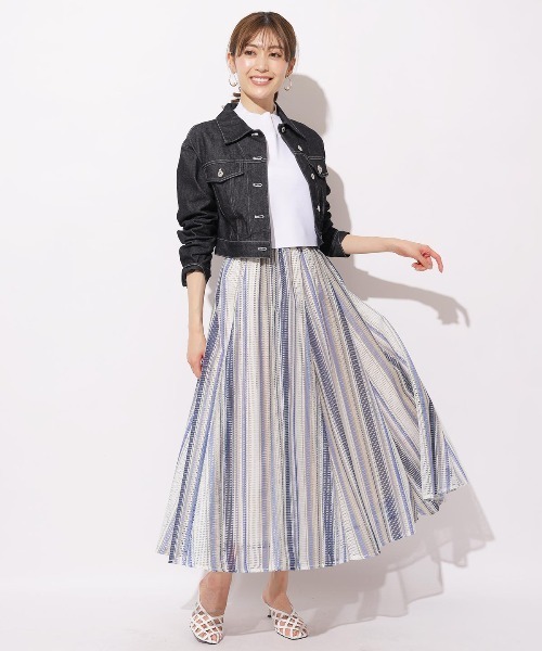 AND COUTURE（アンドクチュール）の「バックレースアップデニム