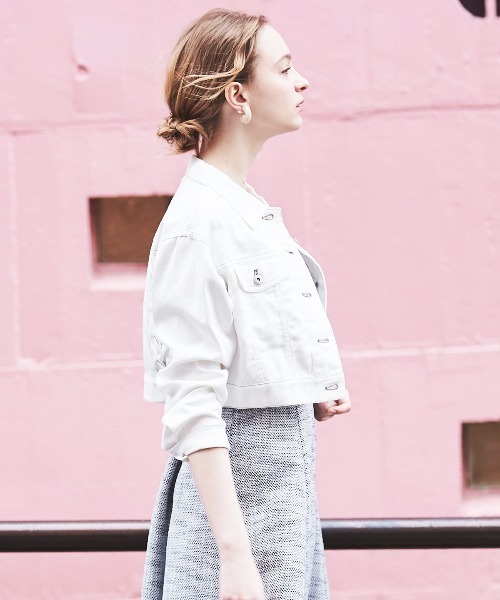 AND COUTURE（アンドクチュール）の「バックレースアップデニム