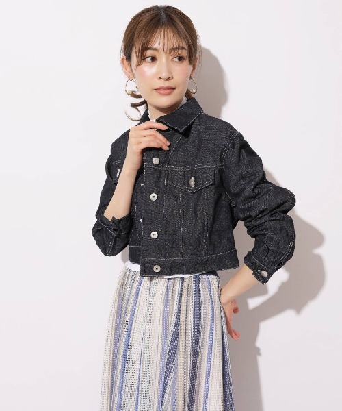 AND COUTURE（アンドクチュール）の「バックレースアップデニム