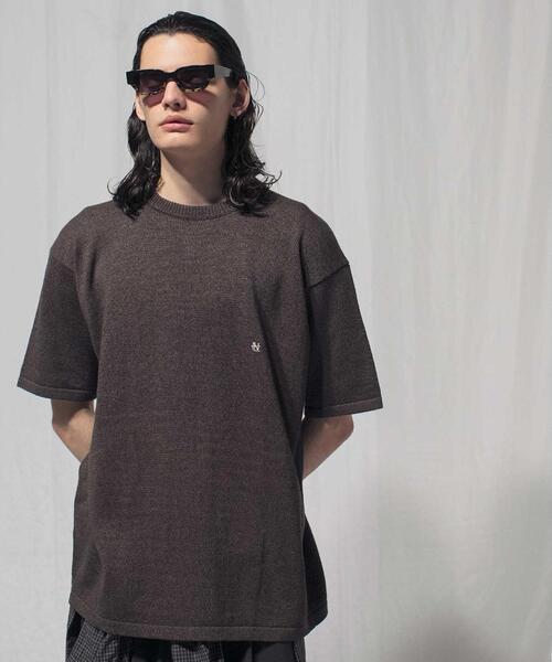 nanamica（ナナミカ）の「＜nanamica × monkey time＞ C/P CREW NECK/Tシャツ（Tシャツ/カットソー・メンズ・ダークブラウン/ネイビー・S/M/XS）」の2枚目の写真