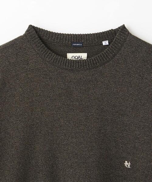 nanamica（ナナミカ）の「＜nanamica × monkey time＞ C/P CREW NECK/Tシャツ（Tシャツ/カットソー・メンズ・ダークブラウン/ネイビー・S/M/XS）」の6枚目の写真
